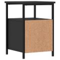 vidaXL Nočné stolíky 2 ks čierne 34x35,5x50 cm kompozitné drevo