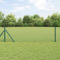 vidaXL Zváraná drôtená ohrada na upevnenie 10 x 0,5 m Zelená Sieťovina