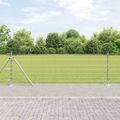 vidaXL Zvarené drôtené pletivo s betónovým základom 100 x 0,8 m
