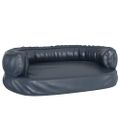 vidaXL Ergonomický penový matrac pre psa tmavomodrý 75x53cm umelá koža
