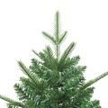 vidaXL Umelý predsvietený vianočný stromček Zelená 180 cm PVC a PE
