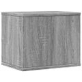 vidaXL Organizér na stôl sivý sonoma 36x26x29,5 cm kompozitné drevo