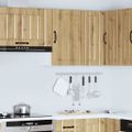 vidaXL Kuchynská nástenná skrinka Lucca, dub artisan, kompozitné drevo