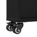 vidaXL Úzky úložný vozík 3 úrovní 48 x 13 x 68 cm Čierny dub