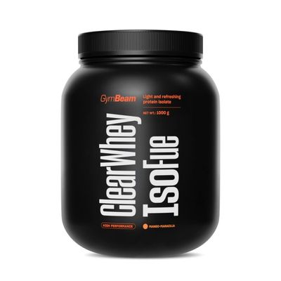 Clear Whey IsoFue - GymBeam, mango marakuja, 1000 g