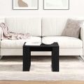 vidaXL Konferenčný stolík Čierny dub 50 x 50 x 35 cm Kompozitné drevo