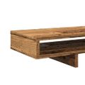 vidaXL Stojan na monitor staré drevo 100x27x15 cm kompozitné drevo