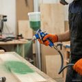 vidaXL HVLP striekacia pištoľ s tryskou Tryska 2 mm Strieborná