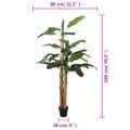 vidaXL Umelý banánový strom 19 listov 180 cm zelený