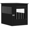 vidaXL Nábytková prepravka pre psa čierna 64,5x80x71 cm kompozit.drevo