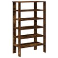 vidaXL Regál na topánky dymový dub 61x32x105 cm spracované drevo