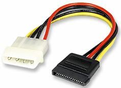 Redukcia napájania pre SATA disky 1x5,25''->SerialATA