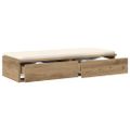 vidaXL Zásuvky pod posteľ Remeselný dub 75 x 36,5 x 16,5 cm