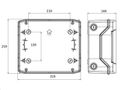 Rozvádzač ETI 001105402 RFVE-DC2-2-T12 2 stringy IP65 (DC pre FVE)