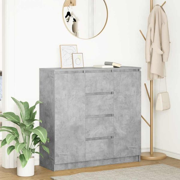 vidaXL Komoda so zásuvkami 100,5x35x98,5 cm kompozitné drevo