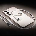 Káblové slúchadlá Forever EP-02 USB-C biele