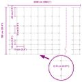 vidaXL Pastiersky plot Strieborná