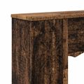 vidaXL Rám krbu Staré drevo 102 x 20 x 102 cm Kompozitné drevo