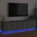 vidaXL TV skrinka 180 x 38 x 49 cm Sivý Sonoma Kompozitné drevo