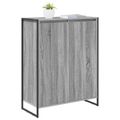 vidaXL Skriňa na topánky Sivý Sonoma 79 x 36 x 100 cm Kompozitné drevo