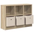 vidaXL Servírovacia skriňa Sonoma dub 73,5 x 22,5 x 53,5 cm