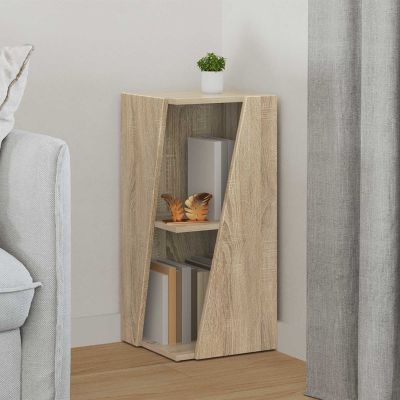 vidaXL Bočná polica Sonoma dub 33 x 32 x 70,5 cm Kompozitné drevo