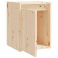 vidaXL Nástenné skrinky 2 ks 30x30x35 cm masívna borovica