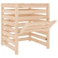 vidaXL Kompostér 63,5x63,5x77,5 cm masívne borovicové drevo