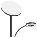 Dvojitá stojacia lampa s diaľkovým ovládaním BlitzWill BWL-FL-0001, 36 W (čierna)