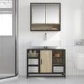 vidaXL Kúpeľňová skrinka pod umývadlo, dub sonoma, 80x33x60 cm, imitácia dreva
