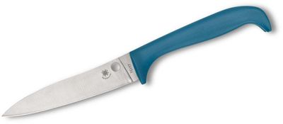 Spyderco K20PBL Counter Puppy Plain Blue kuchynský nôž 9 cm, Satin, modrá, plast