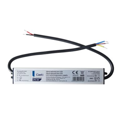 Spínaný zdroj pre LED 12V/ 20W GETI LPV-20
