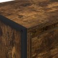 vidaXL Servírovacia skriňa Dymová dub 42 x 36 x 75.5 cm