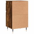 vidaXL Komody 2 ks dymový dub 40x35x70 cm kompozitné drevo