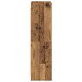 vidaXL Knižnica Staré drevo 87,5 x 30 x 111 cm Kompozitné drevo