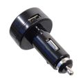 Auto zástrčka Compass 07427 nabíjačka MULTI - USB, voltmetr, teplomer, 12/24V
