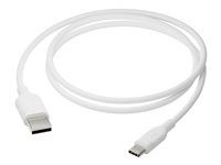 USB kábel - USB (M) do USB-C (M) - USB 2.0 - 1,2 m - až 480 Mbps, až 36W prenos energie, 100 % recyklovaný plast