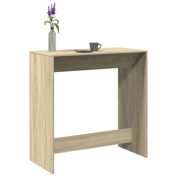 vidaXL Barový stôl dub sonoma 102x50x103,5 cm kompozitné drevo