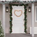 vidaXL Vianočná girlanda z gulí ružová zlatá 175 cm polystyrén
