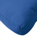 vidaXL Podložky na paletový nábytok 2 ks, modré, látka