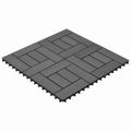 vidaXL Dlažba na terasu 11 ks Sivá 30 x 30 cm WPC