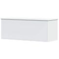 vidaXL Úložný box biely 90x35x35 cm kompozitné drevo