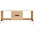 vidaXL Konferenčný stolík dub sonoma 102x50x40 cm kompozitné drevo