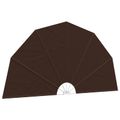 vidaXL Záclona na balkónové súkromie Ø 320 cm Polyester Hnedá