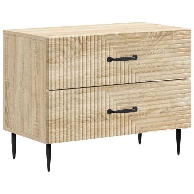 vidaXL Nočný stolík Dub sonoma 62 x 34,5 x 47,5 cm Kompozitné drevo