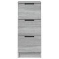 vidaXL Komody 2 ks sivý dub sonoma 30x30x70 cm spracované drevo