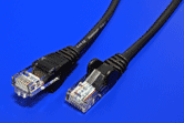 UTP patchkabel kategórie 5e, 2 m, čierny