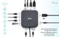 i-tec USB-C HDMI + Dual DP Docking Station, Power Delivery 100W Dokovacia stanica, USB typ C, kompatibilná s Thunderbolt 3/4, 2x DisplayPort, 1x HDMI, RJ-45, 3x USB 3.0, 2x USB 2.0, 2x USB typ C