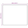 vidaXL Behúň MARSA Viacfarebný 80 x 100 cm Polyester a PVC