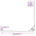 vidaXL Celta, biela 1,5x2,5 m 650 g/m²
